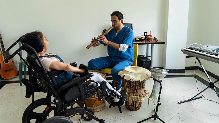 Musicoterapia en un hospital