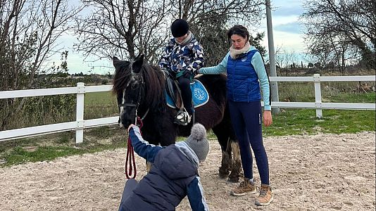 Clase de Terapia Asistida con Caballos en Zaragoza