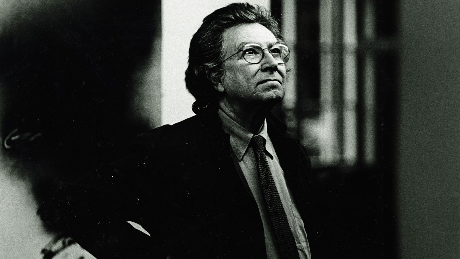 Antoni T�pies en el estudio Stoob de St. Gallen, 1993