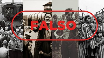 Estas im�genes del campo de concentraci�n de Auschwitz son falsas, est�n creadas con IA
