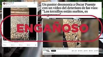 Este v�deo de una v�a de tren en Llerena (Extremadura) es de 2019