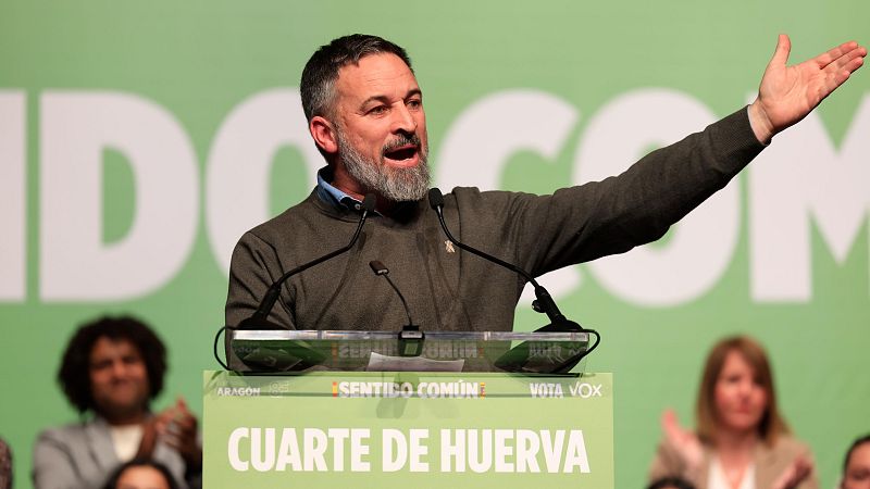 Abascal apunta a la inmigración como causa de la "degradación" de los servicios públicos en Aragón