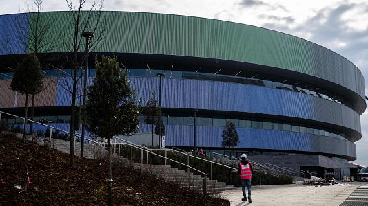 Estadio de Santagiulia, uno de los emblemas de los Juegos de Invierno de Milano Cortina.