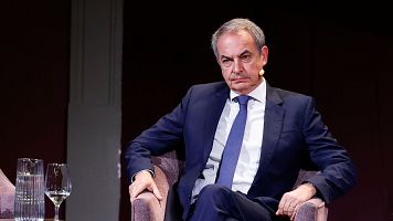 El expresidente del Gobierno Jos� Luis Rodr�guez Zapatero, en un acto.