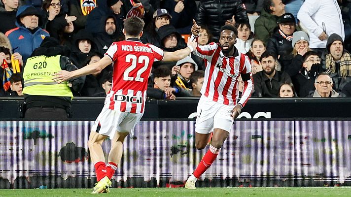 Los Williams llegan al rescate del Athletic en Valencia y meten a su equipo en semifinales de Copa del Rey