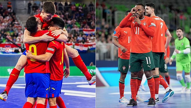 Previa del Espa�a - Portugal, final del Europeo de f�tbol sala, s�bado a las 19:30, en directo en RTVE