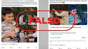 Super Bowl 2026: el ni�o que sale con Bud Bunny no es Liam Conejo