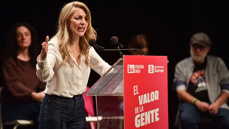 Movimiento Sumar, Más Madrid, Comuns e Izquierda Unida anuncian una confluencia para las elecciones generales