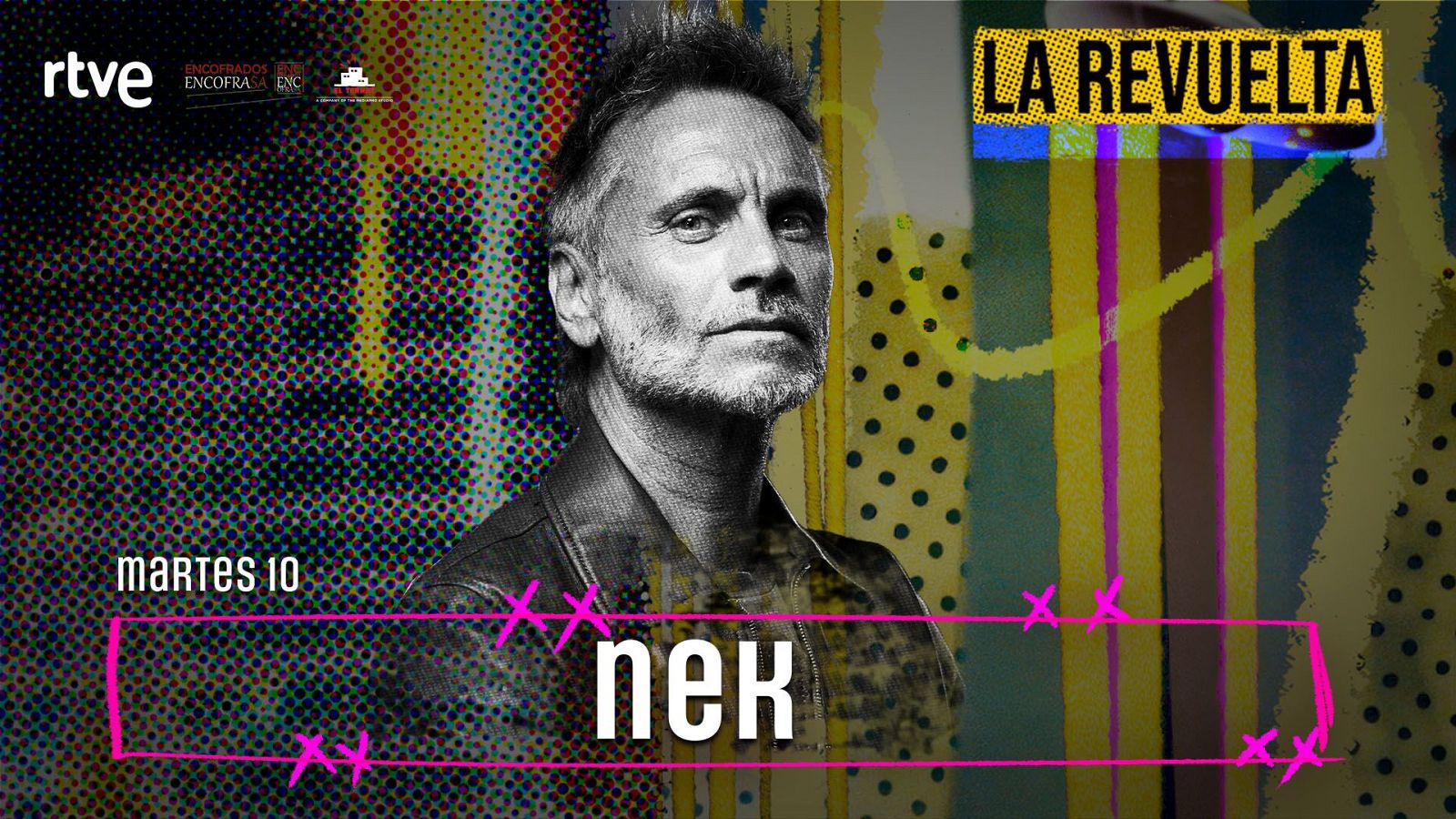 El cantante italiano Nek, invitado de La Revuelta del 10/02/26