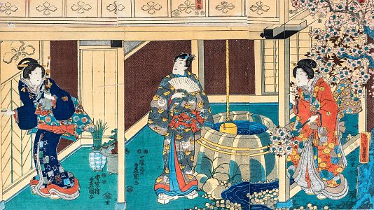 Las bellas estampas japonesas del Ukiyo-e nos seducen en la Real Academia de San Fernando
