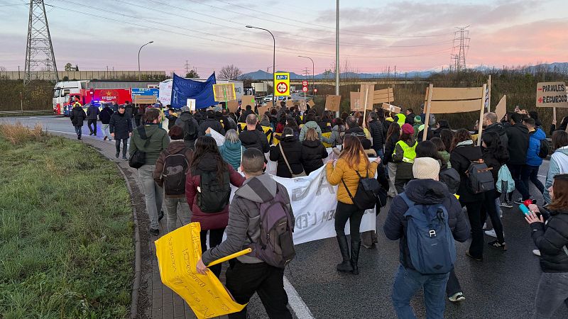 Vaga educativa amb mobilitzacions arreu de Catalunya
