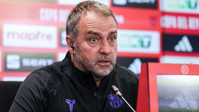 Flick, sobre el supuesto camino f�cil del Bar�a en Copa: "Que le pregunten al Madrid"