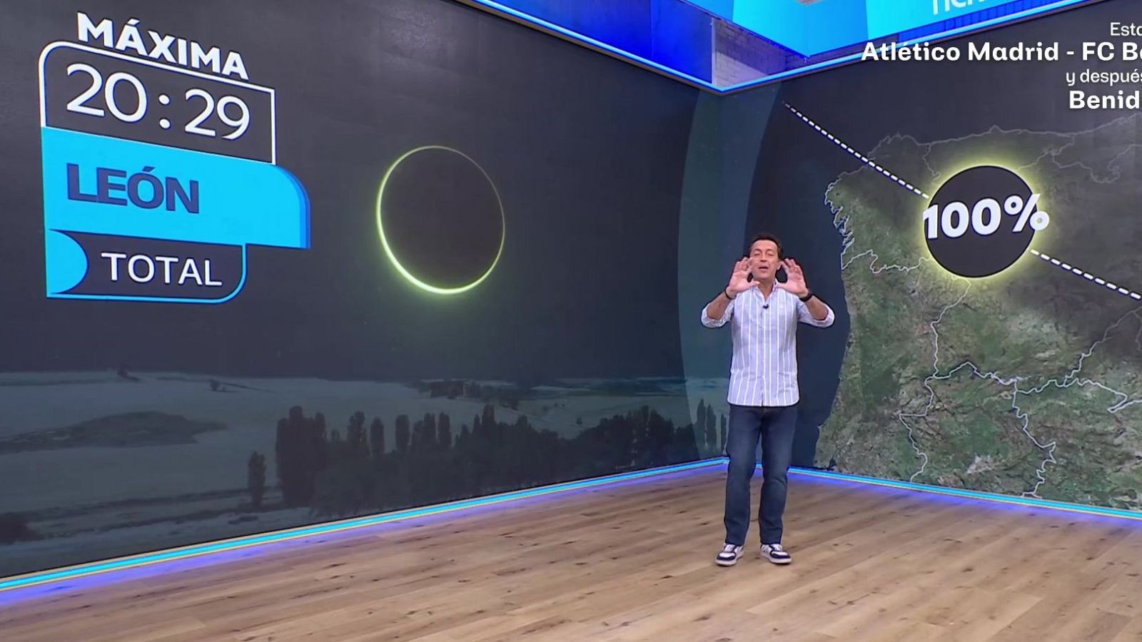 ¿Cómo se verá el eclipse en León, Islas Canarias, Sevilla o Madrid? - Aquí la Tierra | Ver