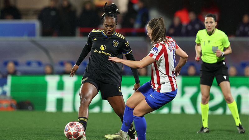 El Atlético de Madrid pierde 0-3 ante el Manchester United en la ida del 'playoff' de la UEFA Women's Champions League
