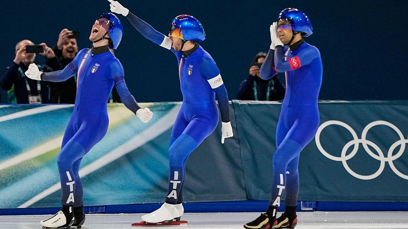Italia suma y sigue en sus mejores Juegos de Invierno de la historia al ganar otro oro en patinaje de velocidad