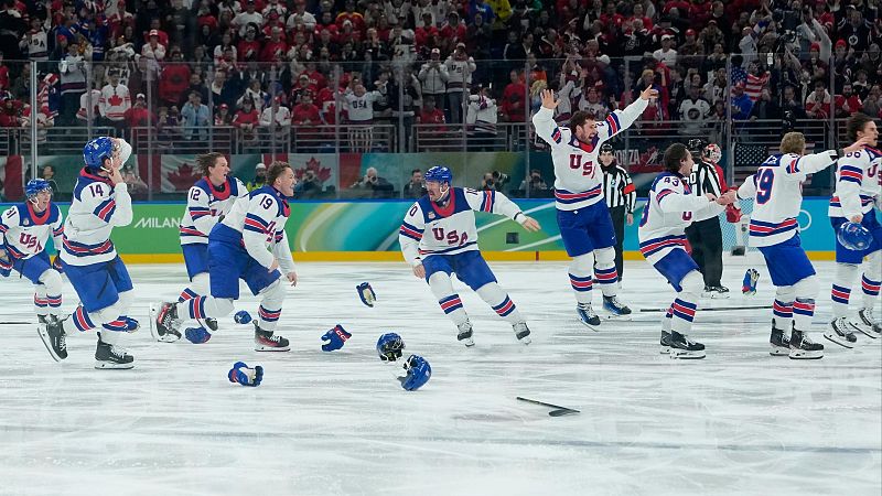 Estados Unidos se toma la revancha ante Canad� en Milano Cortina y se cuelga el oro masculino en hockey hielo