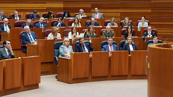 Imagen del Pleno de las Cortes de Castilla y Le�n, en septiembre de 2025