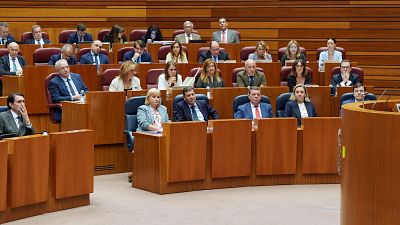 Imagen del Pleno de las Cortes de Castilla y Le�n, en septiembre de 2025