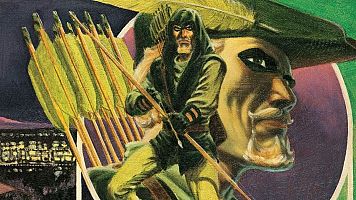 Detalle de una portada de 'Green Arrow: El cazador acecha' (DC Comics)