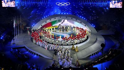 Italia exhibe su rico repertorio musical para despedir los Juegos Ol�mpicos de Invierno de Milano Cortina 2026