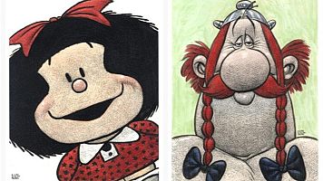 Mafalda y Ob�lix vistos por Ricardo