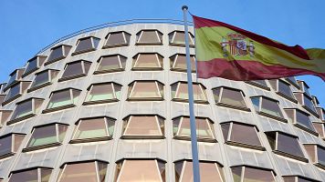 Vista de la fachada del Tribunal Constitucional