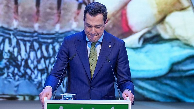 Moreno alaba al pueblo de Adamuz y rompe a llorar al recordar la tragedia en el D�a de Andaluc�a