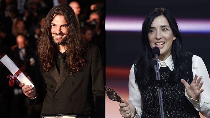 Oliver Laxe, con el Premio del Jurado en Cannes, y Alauda Ruiz de Az�a, con el Premio Feroz.