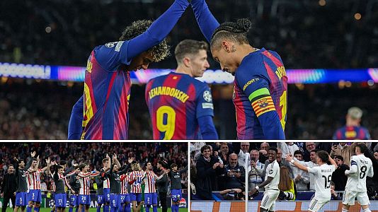 Barcelona, Atl�tico de Madrid y Real Madrid esperan rivales de octavos.