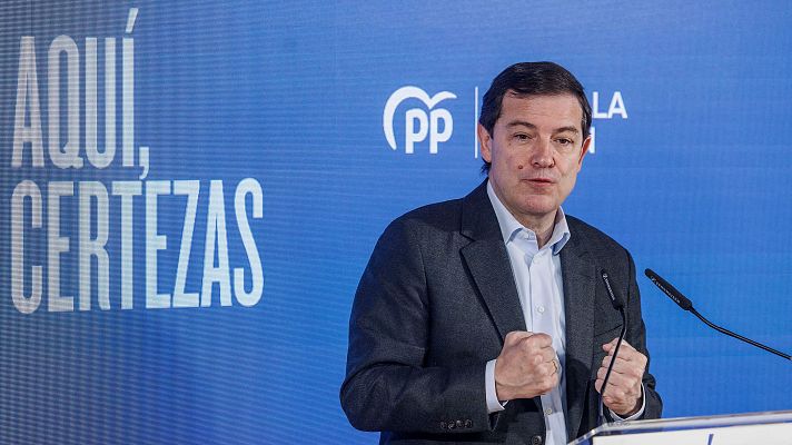 El candidato del Partido Popular de Castilla y Le�n a la reelecci�n como presidente de la Junta, Alfonso Fern�ndez Ma�ueco