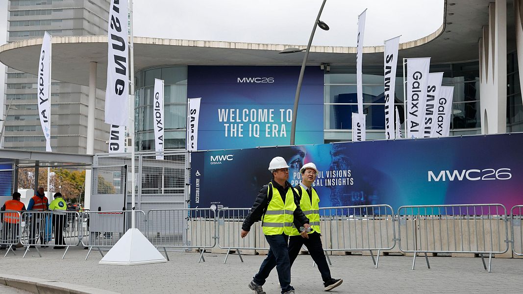 Preparatius del MWC, l'esdeveniment mundial m�s gran dedicat a les tecnologies m�bils en la seva 20a edici�