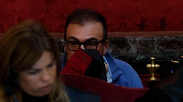 El exasesor ministerial Koldo Garc�a, durante la audiencia preliminar en el Tribunal Supremo hace unas semanas.