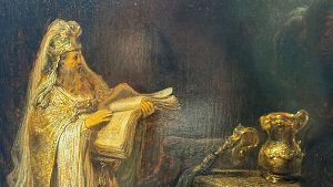 El Rijksmuseum atribuye a Rembrandt 'La visi�n de Zacar�as en el templo'