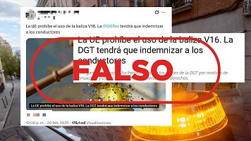 La UE no ha prohibido la baliza V16, las medidas de seguridad vial son competencia de cada pa�s