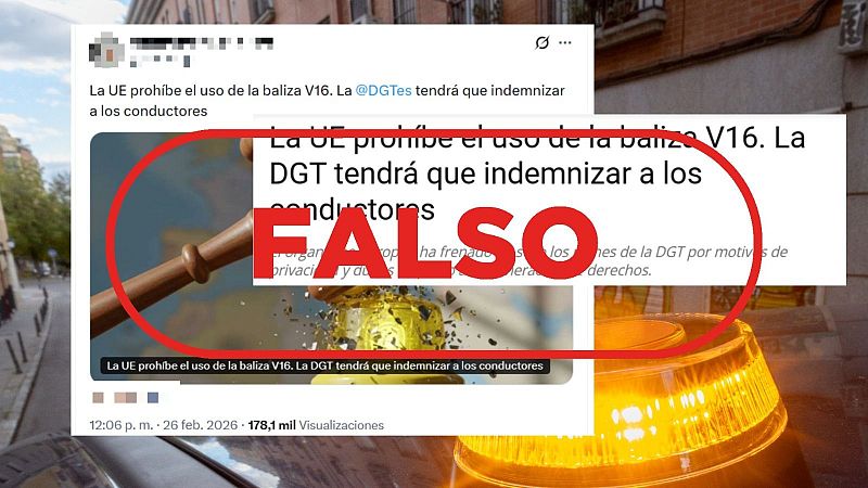 La UE no ha prohibido la baliza V16, las medidas de seguridad vial son competencia de cada pa�s