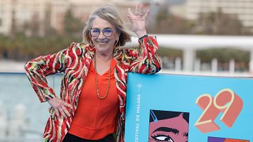 Carmen Maura durante la presentaci�n de 'Calle M�laga', que inaugura el Festival de M�laga (EFE/Jorge Zapata)