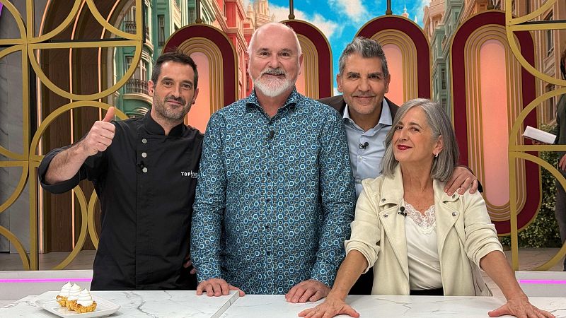 Joseba Arguiñano visita las cocinas de 'Top Chef: Dulces y Famosos'