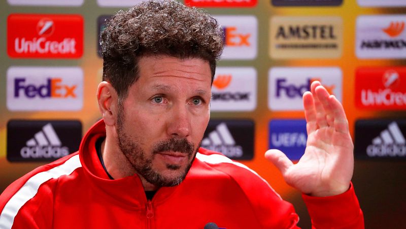Simeone: "Me preocupa que piensen que la eliminatoria está resuelta"