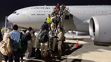 Guerra en Ir�n: Llegan a Torrej�n 171 espa�oles evacuados de Oriente Medio