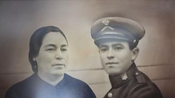 Sinforosa Ovejero y su marido, Agust�n Felipe Labrado.