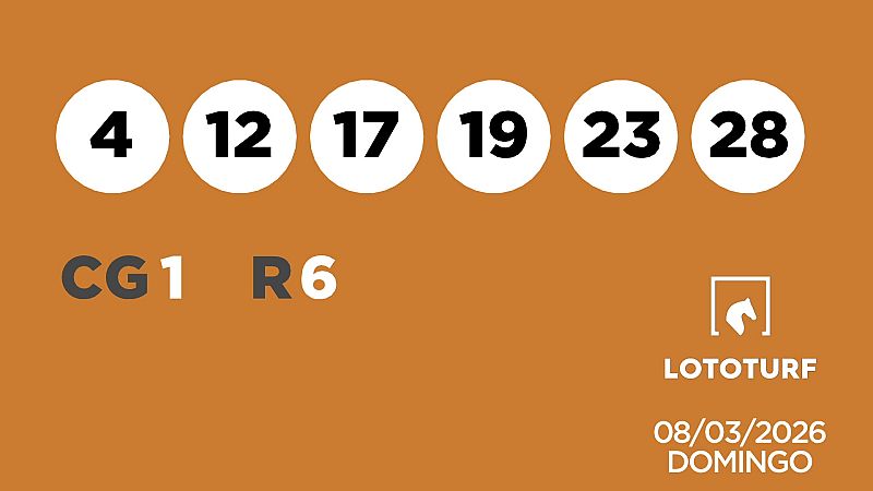 Sorteo de Lototurf y Quíntuple Plus del domingo 8 de marzo