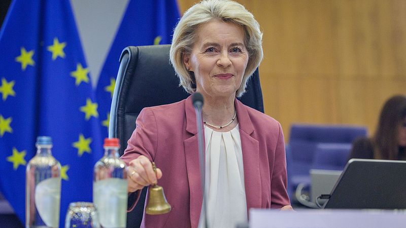 Von der Leyen dice que "no debería derramarse ni una lágrima por el régimen iraní"
