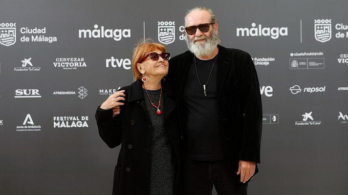 Jorge Perugorr�a y Mirtha Ibarra en el Festival de Cine de M�laga (EFE/Jorge Zapata)