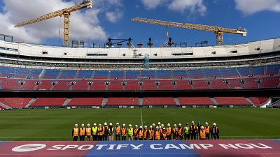 Obras Camp Nou: el Bar�a obtiene licencia para 62.000 espectadores