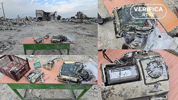 Ir�n exhibe restos de proyectil 'made in USA' hallados en la escuela de Minab