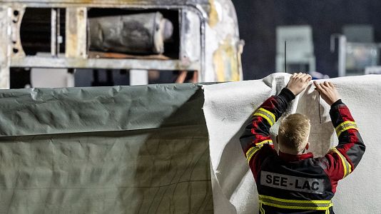 Al menos seis muertos y cuatro heridos en el incendio de un autob�s en Suiza