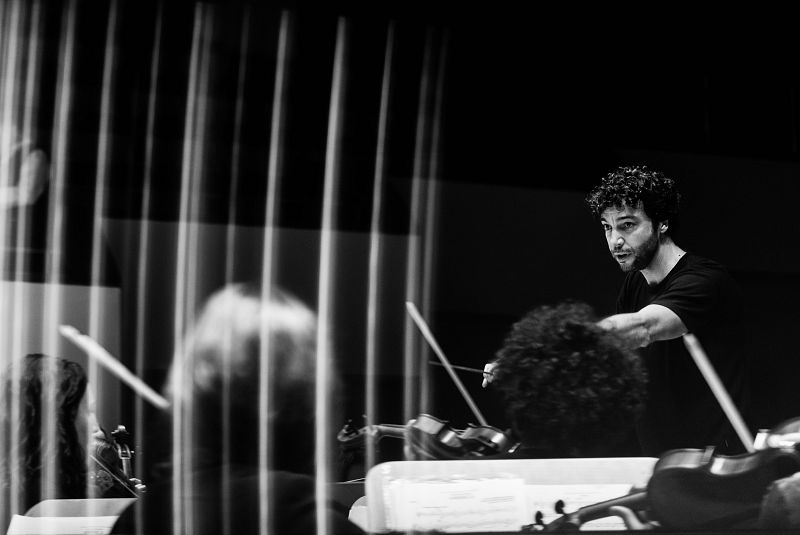 La Orquesta Sinfónica RTVE graba la banda sonora para la película 'En las estrellas' compuesta por Iván Palomares