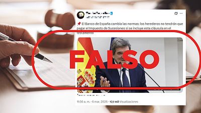 El Banco de Espa�a no cambia las reglas sobre el impuesto de sucesiones, es falso