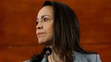 Mar�a Corina Machado lamenta que Espa�a no tenga el "liderazgo" en Europa sobre Venezuela