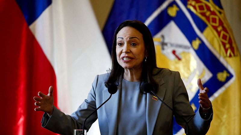 María Corina Machado lamenta que el Gobierno español no tenga el "liderazgo" en Europa sobre Venezuela